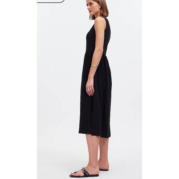 NWT Madewell Knit Tank Midi Dress Size XS Black - Picture 2 of 5